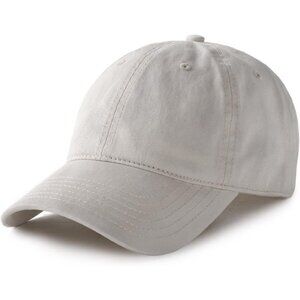 Women's Stone Vintage Washed Unstructured Baseball Cotton Adjustable Cap